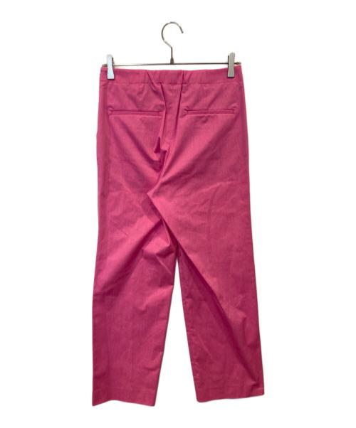 MACPHEE（マカフィー）MACPHEE (マカフィー) ストレッチツイル タックパンツ　12-04-32-04501 ピンク サイズ:36 未使用品の古着・服飾アイテム