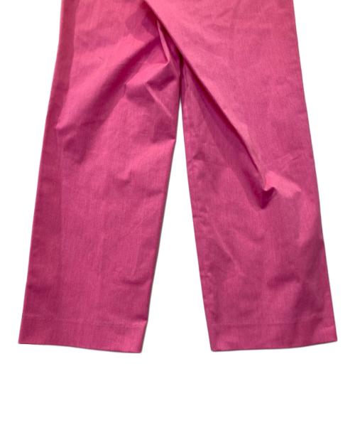 MACPHEE（マカフィー）MACPHEE (マカフィー) ストレッチツイル タックパンツ　12-04-32-04501 ピンク サイズ:36 未使用品の古着・服飾アイテム