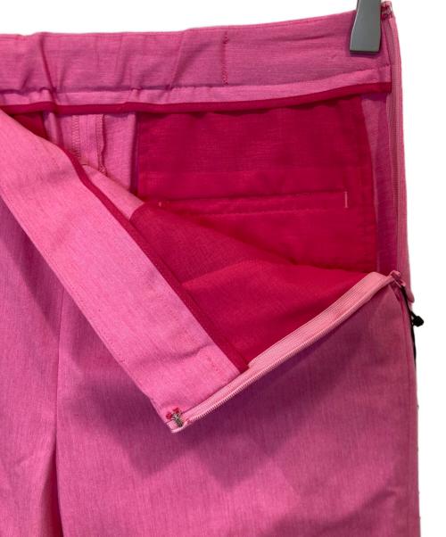 MACPHEE（マカフィー）MACPHEE (マカフィー) ストレッチツイル タックパンツ　12-04-32-04501 ピンク サイズ:36 未使用品の古着・服飾アイテム