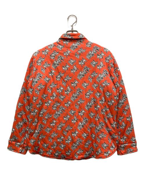 ERL（イーアールエル）ERL (イーアールエル) Padded Cotton Overshirt オレンジ サイズ:Mの古着・服飾アイテム