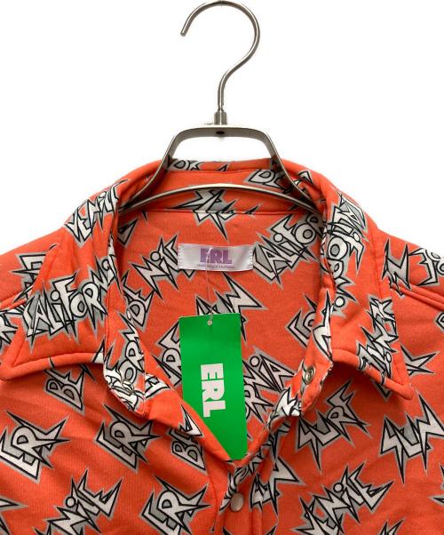 ERL（イーアールエル）ERL (イーアールエル) Padded Cotton Overshirt オレンジ サイズ:Mの古着・服飾アイテム