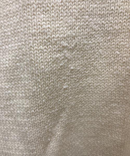 MAISON SPECIAL（メゾンスペシャル）MAISON SPECIAL (メゾンスペシャル) Life Word Embroidery Knit Cardigan ベージュ サイズ:FREEの古着・服飾アイテム