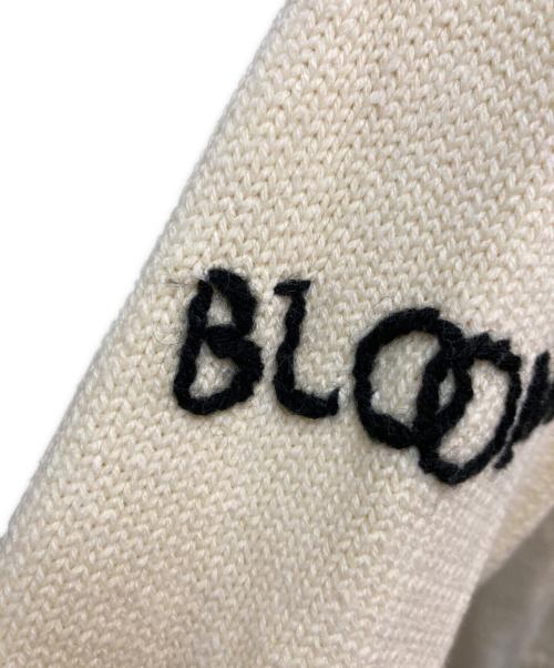 MAISON SPECIAL（メゾンスペシャル）MAISON SPECIAL (メゾンスペシャル) Life Word Embroidery Knit Cardigan ベージュ サイズ:FREEの古着・服飾アイテム