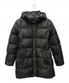 COACHコーチ）の古着「フーデットダウンコート」｜グレー