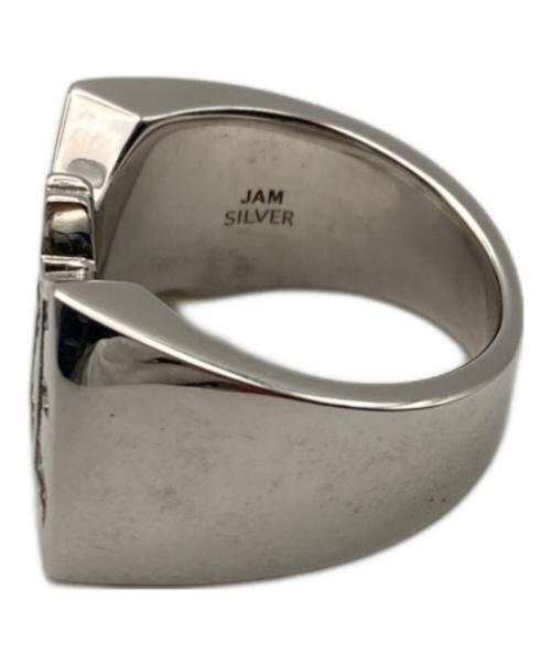 JAM HOME MADE（ジャムホームメイド）JAM HOME MADE (ジャムホームメイド) HAZE (ヘイズ) BAT HAZE RING シルバー サイズ:11号の古着・服飾アイテム