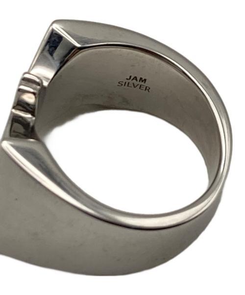 JAM HOME MADE（ジャムホームメイド）JAM HOME MADE (ジャムホームメイド) HAZE (ヘイズ) BAT HAZE RING シルバー サイズ:11号の古着・服飾アイテム