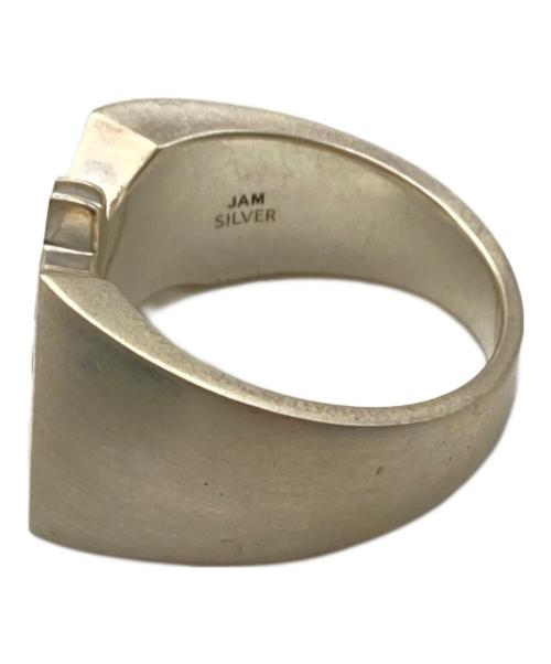 JAM HOME MADE（ジャムホームメイド）JAM HOME MADE (ジャムホームメイド) HAZE (ヘイズ) BAT HAZE RING シルバー サイズ:19号の古着・服飾アイテム