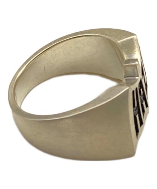 JAM HOME MADE（ジャムホームメイド）JAM HOME MADE (ジャムホームメイド) HAZE (ヘイズ) BAT HAZE RING シルバー サイズ:19号の古着・服飾アイテム