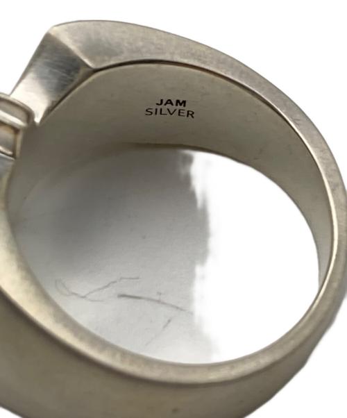 JAM HOME MADE（ジャムホームメイド）JAM HOME MADE (ジャムホームメイド) HAZE (ヘイズ) BAT HAZE RING シルバー サイズ:19号の古着・服飾アイテム