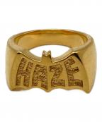 JAM HOME MADE×HAZEジャムホームメイド×ヘイズ）の古着「BAT HAZE RING」｜ゴールド
