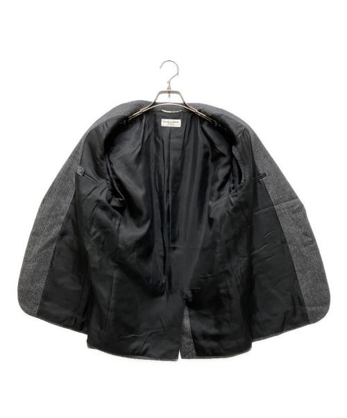 Saint Laurent Paris（サンローランパリ）Saint Laurent Paris (サンローランパリ) ウール2Bテーラードジャケット グレー サイズ:48の古着・服飾アイテム