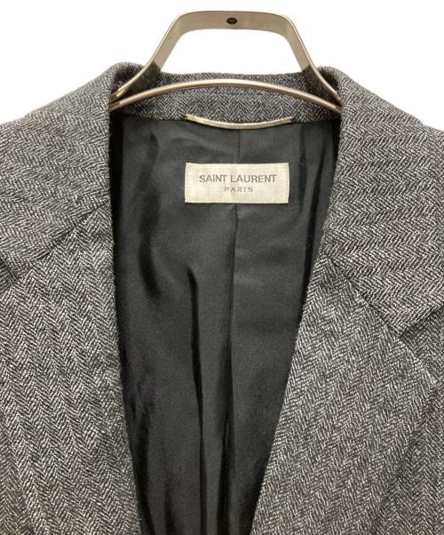 Saint Laurent Paris（サンローランパリ）Saint Laurent Paris (サンローランパリ) ウール2Bテーラードジャケット グレー サイズ:48の古着・服飾アイテム