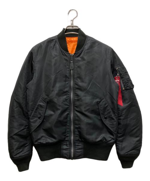 ALPHA（アルファ）ALPHA (アルファ) MA-1ジャケット ブラック サイズ:Mの古着・服飾アイテム