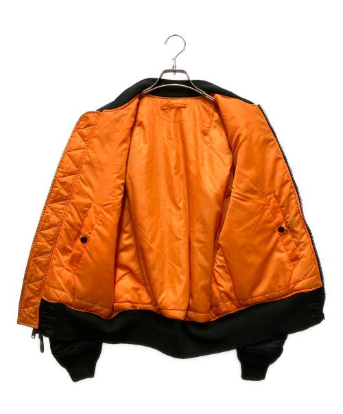 ALPHA（アルファ）ALPHA (アルファ) MA-1ジャケット ブラック サイズ:Mの古着・服飾アイテム