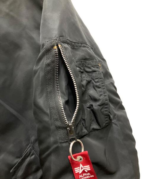 ALPHA（アルファ）ALPHA (アルファ) MA-1ジャケット ブラック サイズ:Mの古着・服飾アイテム