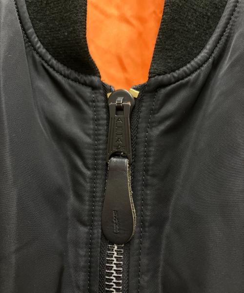 ALPHA（アルファ）ALPHA (アルファ) MA-1ジャケット ブラック サイズ:Mの古着・服飾アイテム
