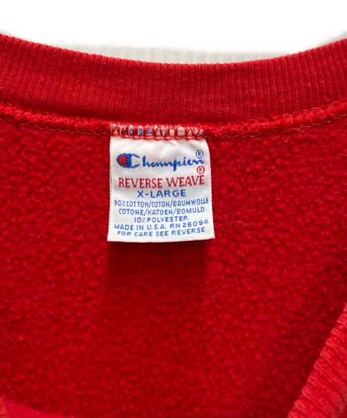 Champion（チャンピオン）Champion (チャンピオン) 90sリバースウィーブカレッジスウェット レッド サイズ:XLの古着・服飾アイテム