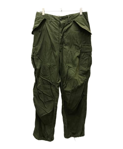 US ARMY（ユーエスアーミー）US ARMY (ユーエスアーミー) 70sＭ65カーゴパンツ グリーン サイズ:不明の古着・服飾アイテム
