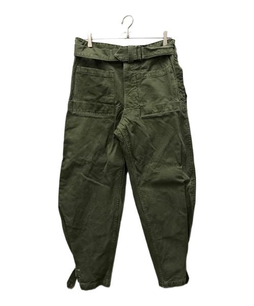 French Army（フランス軍）French Army (フランス軍) Ｍ38モーターサイクルパンツ グリーン サイズ:不明の古着・服飾アイテム