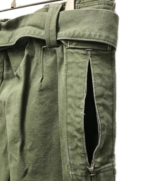 French Army（フランス軍）French Army (フランス軍) Ｍ38モーターサイクルパンツ グリーン サイズ:不明の古着・服飾アイテム