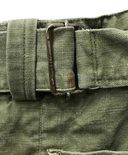 French Army（フランス軍）French Army (フランス軍) Ｍ38モーターサイクルパンツ グリーン サイズ:不明の古着・服飾アイテム