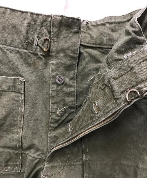 French Army（フランス軍）French Army (フランス軍) Ｍ38モーターサイクルパンツ グリーン サイズ:不明の古着・服飾アイテム