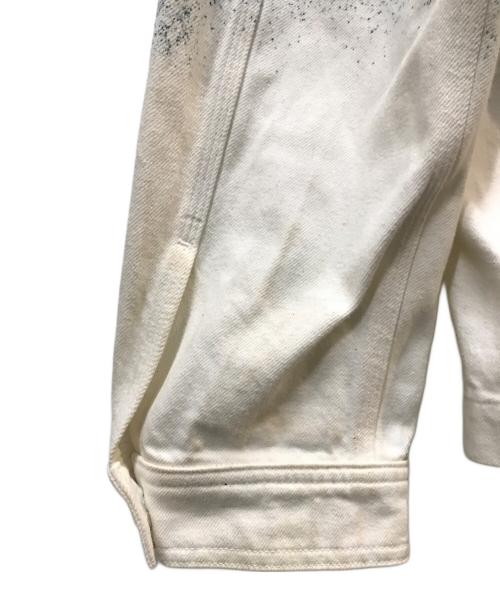 LOUIS VUITTON（ルイ ヴィトン）LOUIS VUITTON (ルイ ヴィトン) モノグラムグラデーションデニムジャケット ホワイト×ブルー サイズ:4Lの古着・服飾アイテム