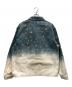 LOUIS VUITTON (ルイ ヴィトン) モノグラムグラデーションデニムジャケット ホワイト×ブルー サイズ:4L：110000円