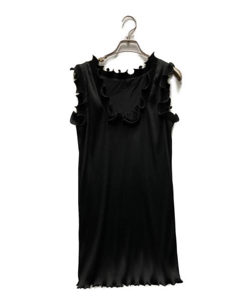 MARC JACOBS（マークジェイコブス）MARC JACOBS (マークジェイコブス) ノースリーブプリーツワンピース ブラック サイズ:XSの古着・服飾アイテム
