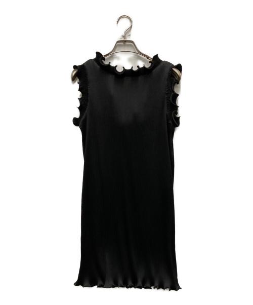 MARC JACOBS（マークジェイコブス）MARC JACOBS (マークジェイコブス) ノースリーブプリーツワンピース ブラック サイズ:XSの古着・服飾アイテム