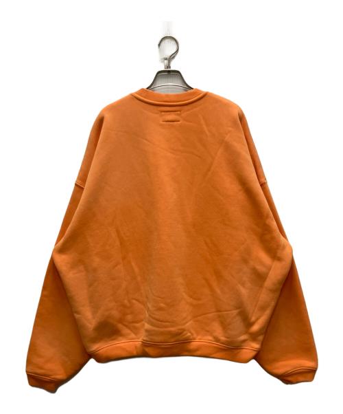 stussy（ステューシー）stussy (ステューシー) Stu Applique Crew オレンジ サイズ:Lの古着・服飾アイテム