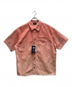 MLBエムエルビー）の古着「Classic Monogram Gradient Denim Shirt」｜ピンク
