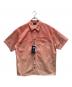 MLB（エムエルビー）の古着「Classic Monogram Gradient Denim Shirt」｜ピンク