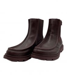 CAMPER（カンペール）の古着「JUNCTION アンクルブーツ」｜ブラウン