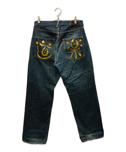 EVISU（エヴィス）EVISU (エヴィス) 道楽デニムパンツ ブルー サイズ:W34の古着・服飾アイテム