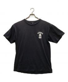 stussy（ステューシー）の古着「00's パイナップルアーツロゴTシャツ」｜ブラック