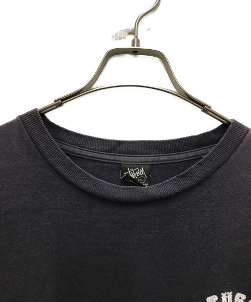 stussy（ステューシー）stussy (ステューシー) 00's パイナップルアーツロゴTシャツ ブラック サイズ:Lの古着・服飾アイテム