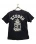 stussy (ステューシー) 00's パイナップルアーツロゴTシャツ ブラック サイズ:L：8000円