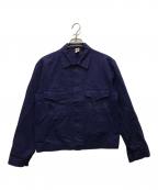 GRASSIグラッシ）の古着「80sモールスキンジャケット」｜ネイビー