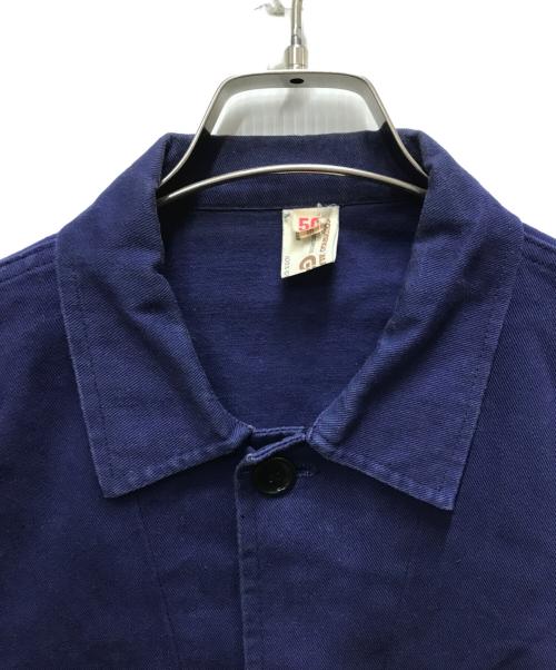 GRASSI（グラッシ）GRASSI (グラッシ) 80sモールスキンジャケット ネイビー サイズ:50の古着・服飾アイテム