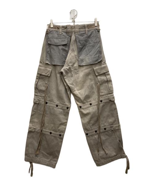 MIHARA YASUHIRO（ミハラヤスヒロ）MIHARA YASUHIRO (ミハラヤスヒロ) ダブルニーパンツ グレー サイズ:Sの古着・服飾アイテム