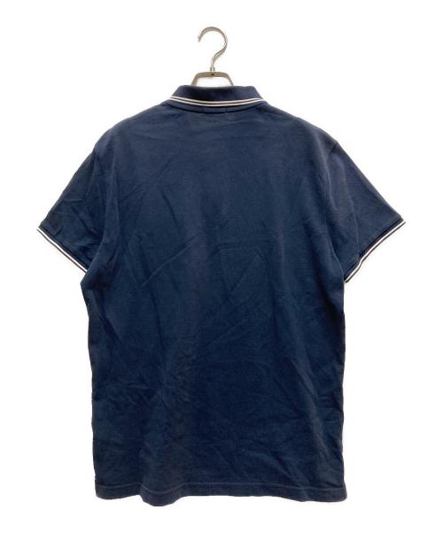 MONCLER（モンクレール）MONCLER (モンクレール) MAGLIA POLO MANIA CORTA ネイビー サイズ:Lの古着・服飾アイテム