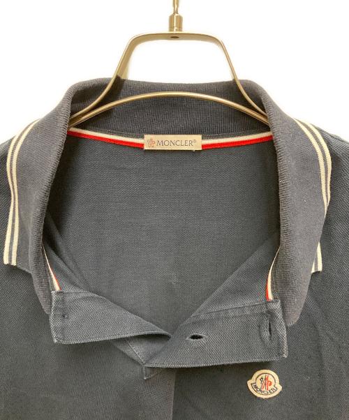 MONCLER（モンクレール）MONCLER (モンクレール) MAGLIA POLO MANIA CORTA ネイビー サイズ:Lの古着・服飾アイテム