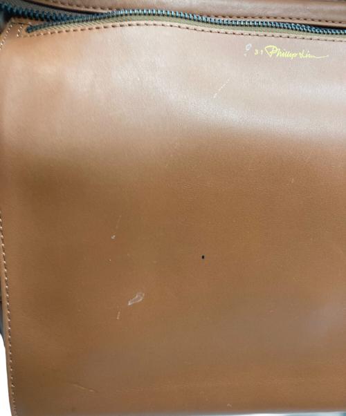 3.1 phillip lim（スリーワンフィリップリム）3.1 phillip lim (スリーワンフィリップリム) 2WAYショルダーバッグ ブラウンの古着・服飾アイテム