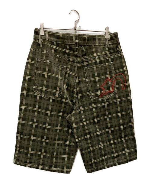Jaded London（ジェイデッドロンドン）Jaded London (ジェイデッドロンドン) チェックハーフパンツ カーキ サイズ:W32の古着・服飾アイテム