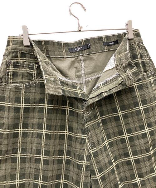 Jaded London（ジェイデッドロンドン）Jaded London (ジェイデッドロンドン) チェックハーフパンツ カーキ サイズ:W32の古着・服飾アイテム