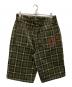 Jaded London (ジェイデッドロンドン) チェックハーフパンツ カーキ サイズ:W32：8000円