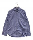 COMME des GARCONS HOMMEコムデギャルソン オム）の古着「ギンガムチェックシャツ」｜ブルー