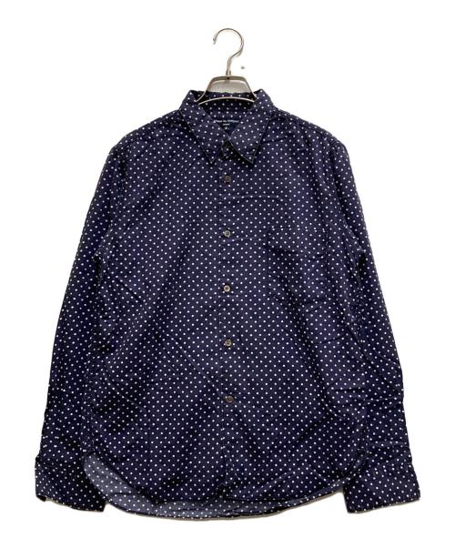 COMME des GARCONS HOMME（コムデギャルソン オム）COMME des GARCONS HOMME (コムデギャルソン オム) ドットシャツ ネイビー サイズ:Sの古着・服飾アイテム