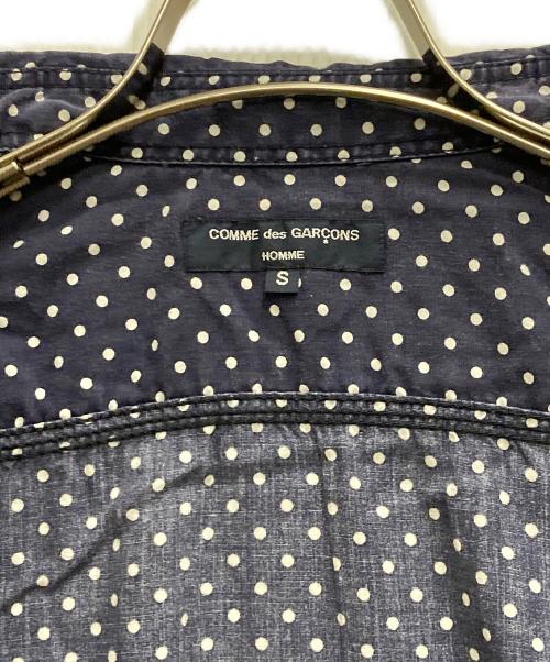 COMME des GARCONS HOMME（コムデギャルソン オム）COMME des GARCONS HOMME (コムデギャルソン オム) ドットシャツ ネイビー サイズ:Sの古着・服飾アイテム